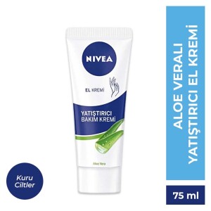 Nivea Aloe Vera Nemlendirici Bakım El Kremi 75 ml - 1