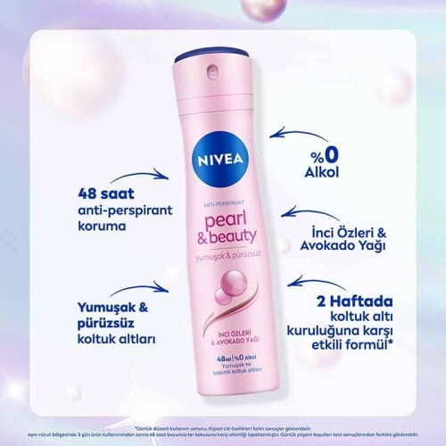 Nivea Pearl & Beauty Kadın Deodorant 150 ml - 2