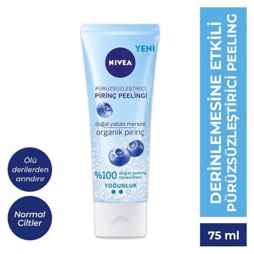 Nivea Pürüzsüzleştirici Organik Pirinç Peeling 75 ml - 1