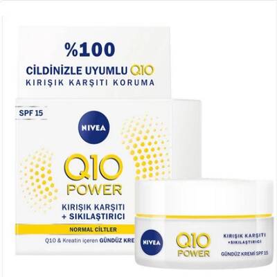 Nivea Q10 Plus Kırışık Karşıtı Gündüz Kremi 50 ml - 1