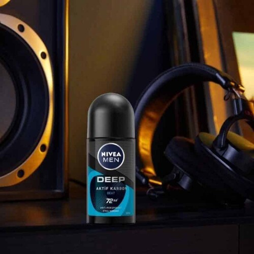 Nivea Roll-On Deep Beat Aktif Karbon Erkek 50 ml - 4