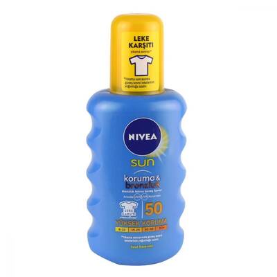 Nivea Sun Koruma ve Bronzluk Arttırıcı Güneş Spreyi Spf50+ 200 ml - 1