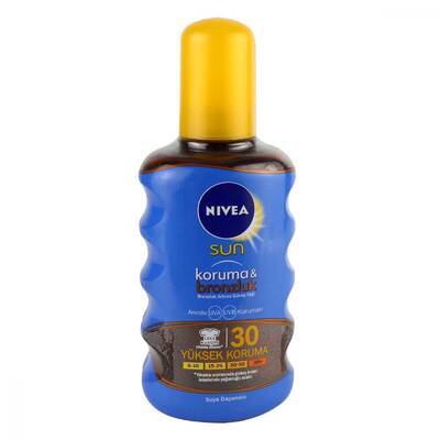 Nivea Sun Koruma ve Bronzluk Arttırıcı Güneş Yağı Spf30+ 200 ml - 1