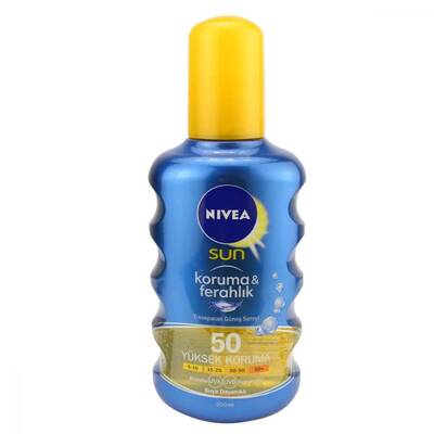 Nivea Sun Koruma ve Ferahlık Yüksek Koruma Sprey Spf50+ 200 ml - 1