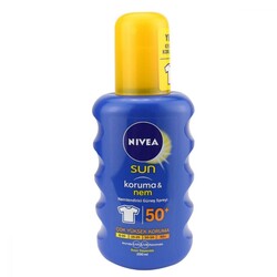 Nivea Sun Koruma ve Nem Nemlendirici Güneş Spreyi Spf 50+ 200 ml