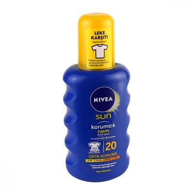 Nivea Sun Koruma ve Nem Nemlendirici Güneş Spreyi Spf20+ 200 ml - 1