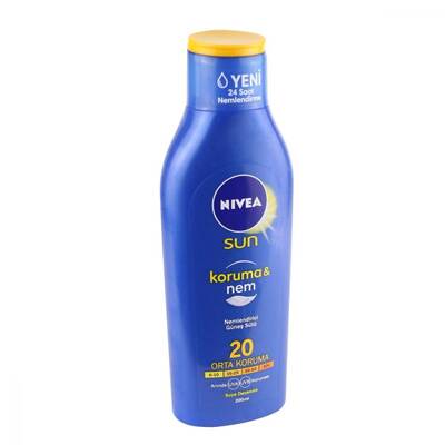 Nivea Sun Koruma ve Nem Spf20+ Nemlendirici Güneş Sütü 200 ml - 1