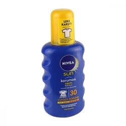 Nivea Sun Koruma ve Nem Yüksek Koruma Güneş Spreyi Spf30+ 200 ml