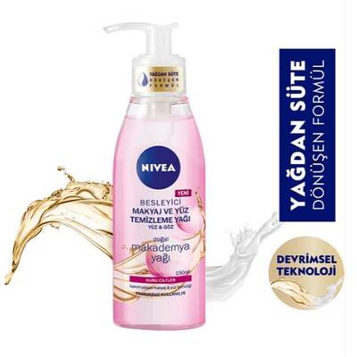 Nivea Visage Yüz Temizleme Yağı Kuru Ciltler 150 ml - 1