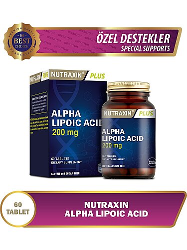 Nutraxin Alpha Lipoic Acid 200 mg 60 Tablet - 1