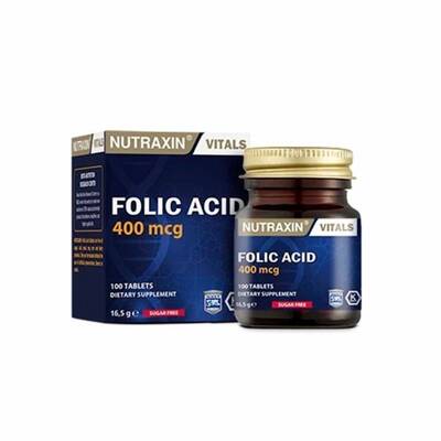 Nutraxin Folic Acid 100 Tablet - 1