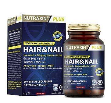 Nutraxin Hair Nail 60 Kapsül 150 ml - 1