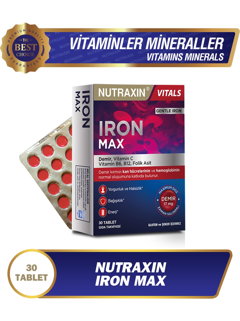 Nutraxin Iron Max 30 Tablet