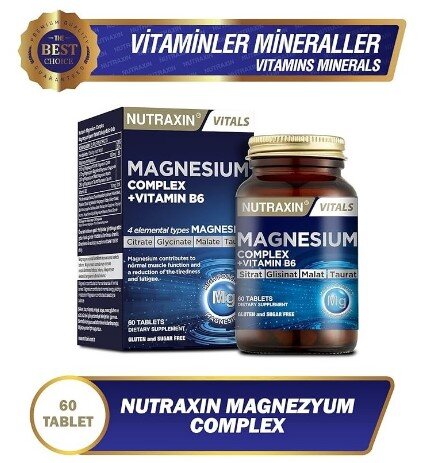 Nutraxin Magnesium Complex Vitamin B6 60 Tablet - 2