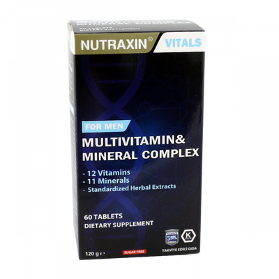 Nutraxin Multivitamin Mineral Erkek 60 Tablet - 1