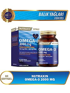 Nutraxin Omega-3 2000 60 Yumuşak Jelatin Kapsül