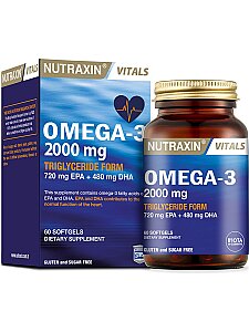 Nutraxin Omega-3 2000 60 Yumuşak Jelatin Kapsül - 2
