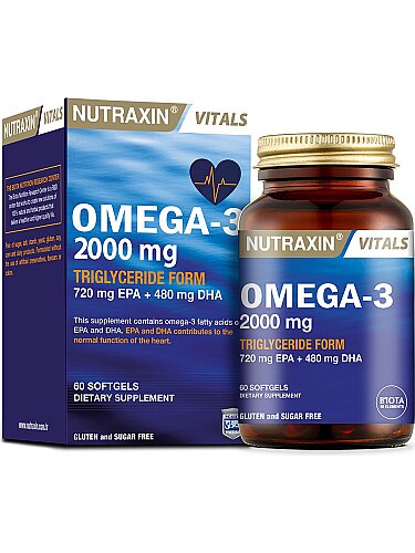 Nutraxin Omega-3 2000 60 Yumuşak Jelatin Kapsül - 2