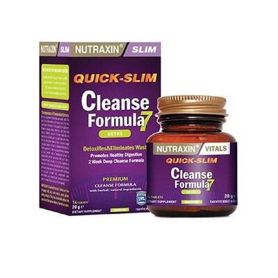Nutraxin Quick Slim Cleanse Formula 7 14 Tablet - 1