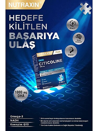 Nutraxin Sitikolin 300 mg 30 Kapsül - 4