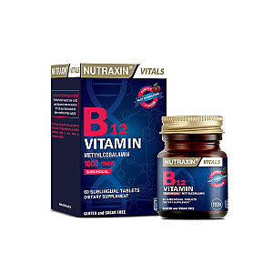 Nutraxin B12 Vitamin 1000 mcg 60 Tablet 