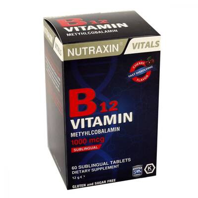 Nutraxin Vitals B12 Vitamin 60 Tablet - 1