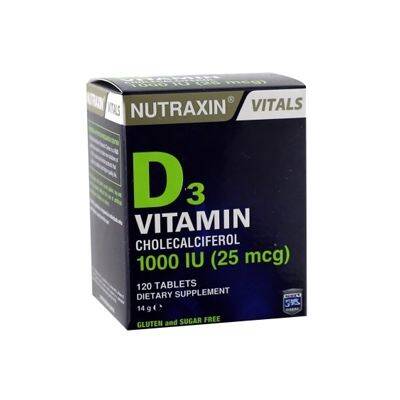 Nutraxin Vitamin D3 120 Tablet - 1