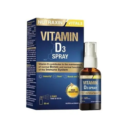 Nutraxin Vitamin D3 Sprey 1000 IU 30 ml - 1