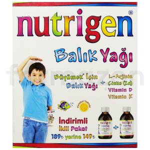 Nutrigen Balık Yağı Şurup 2 x 200 ML