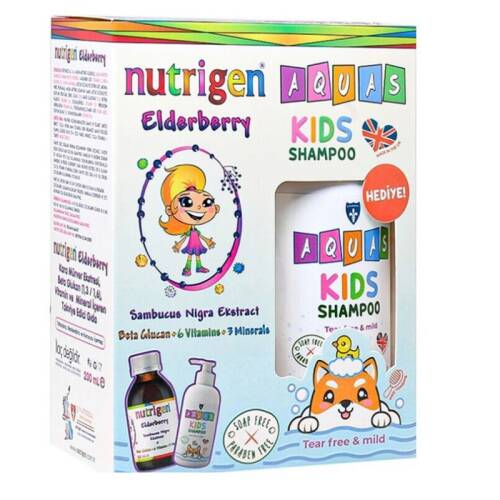 Nutrigen Karamürver Şurup + Aquas Kids Şampuan Hediyeli - 1