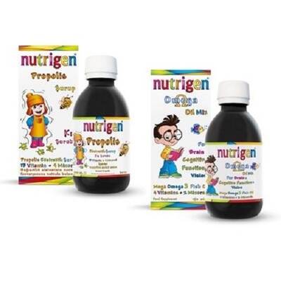 Nutrigen Omega Şurup 200 ml + Propolis Şurup 200 ml Kofre - 1