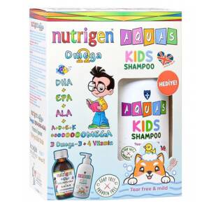 Nutrigen Omega Şurup + Aquas Kids Şampuan Hediyeli