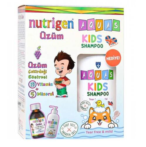 Nutrigen Üzüm Şurup + Aquas Kids Şampuan Hediyeli - 1