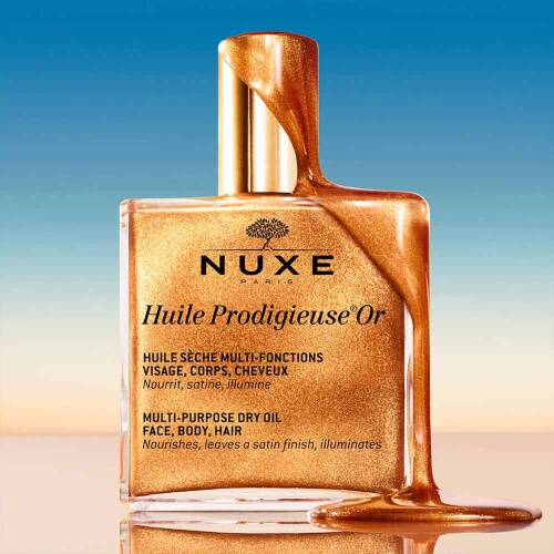 Nuxe Huile Prodigieuse OR Altın Parıltılı Yüz Vücut Saçlar İçin Çok Amaçlı Kuru Yağ 50 ml - 3