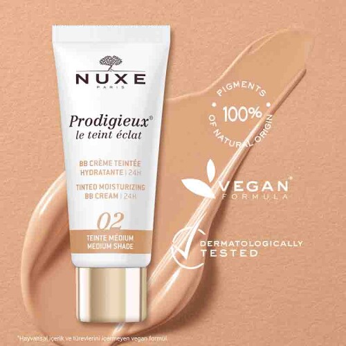 Nuxe Prodigieux BB Cream Medium -02 30 ml - 3
