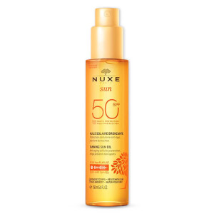 Nuxe Sun Huile SPF50 Bronzlaştırıcı Yüz Ve Vücut Yağı 150ml
