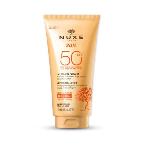 Nuxe Sun Lait SPF50+ Güneş Koruyucu Yüz Ve Vücut Sütü 150 ml - 1