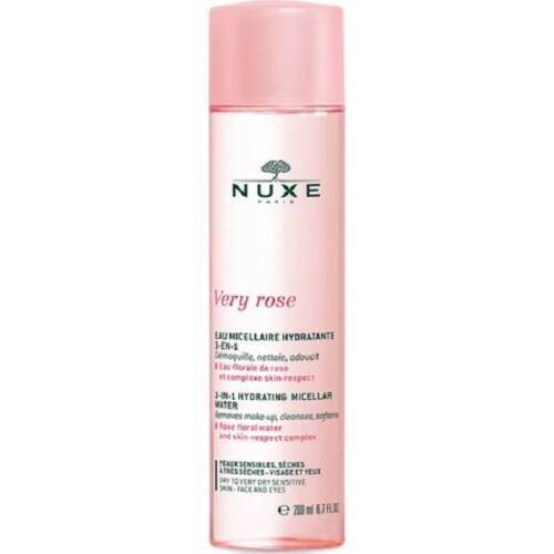 Nuxe Very Rose 3 in 1 Kuru Ciltler İçin Nemlendirici Temizleme Suyu 200 ml - 1