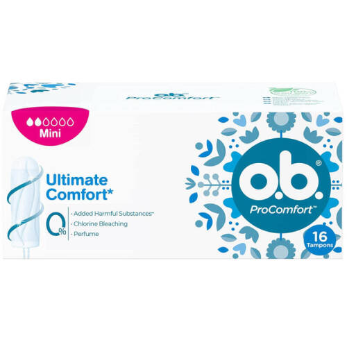 O.B. ProComfort Ultimate Mini Tampon 16'lı - 1