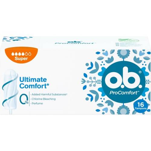 O.B. ProComfort Ultimate Süper Tampon 16'lı - 1