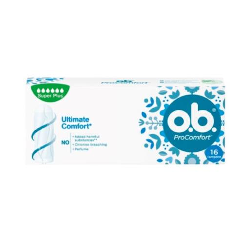 O.B ProComfort Ultimate Tampon Süper Plus 16'lı - 1