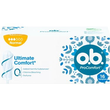 O.B. Ultimate Comfort Tampon Normal 16'lı - 1