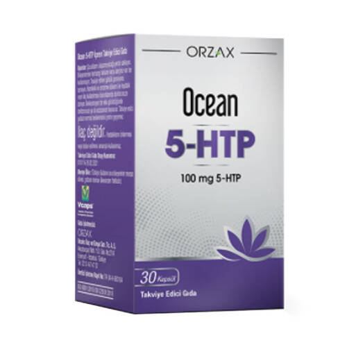 Ocean 5-HTP 100 mg 30 Kapsül - 1