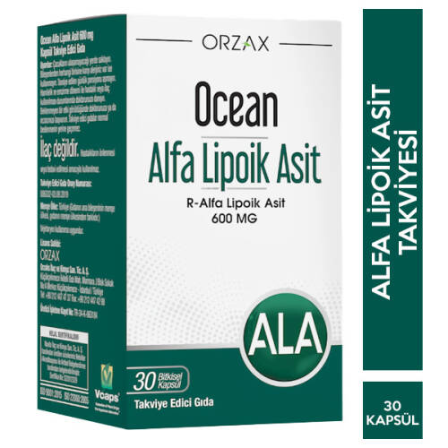 Ocean Alfa Lipoik Asit 600 Mg 30 Kapsül - 1