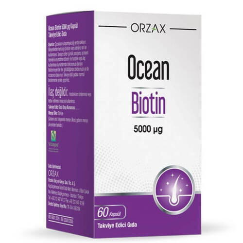 Ocean Biotin 5000 mcg 60 Kapsül - 1
