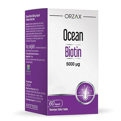 Ocean Biotin 5000 mcg 60 Kapsül - 1