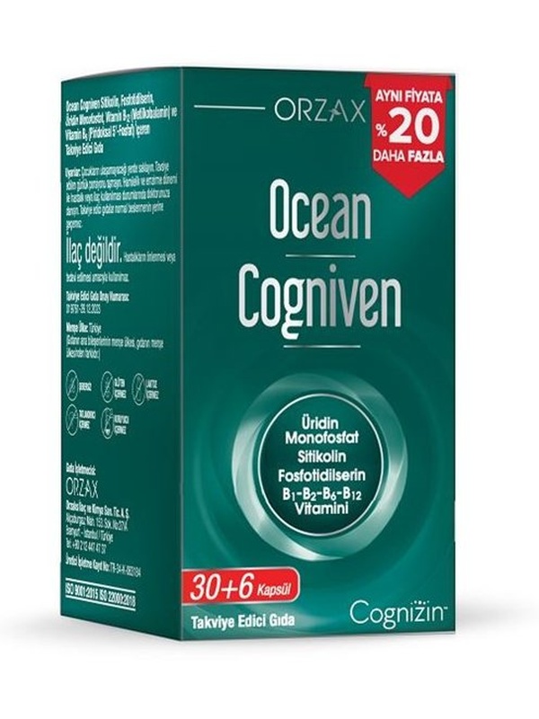 Ocean Cognıven 30+6 Kapsul %20 Daha Fazla