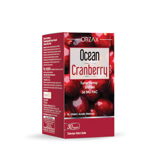 Ocean Cranberry Turna Yemişi Ekstresi 36 mg Pac 30 Kapsül - 1