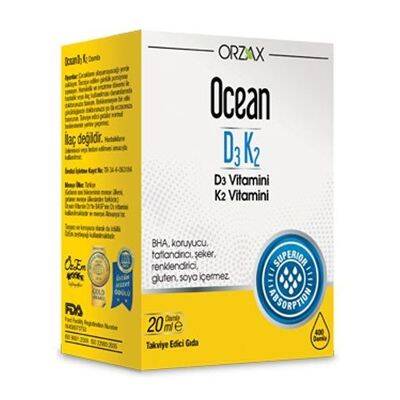 Ocean D3K2 Damla 20 ml - 1