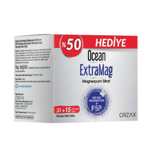 Ocean Extramag 30+15 Efervesan Saşe - 1